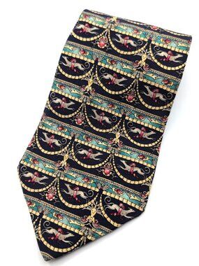 Metropolitan Museum of Art Men's Racing Greyhound Necktie 100% Silk Canada VGC